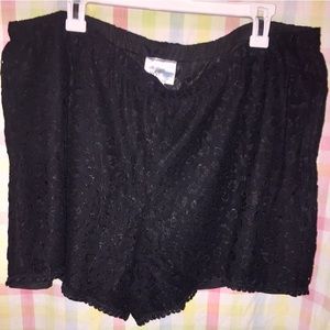 3/$15 sale! Just Be black lace shorts